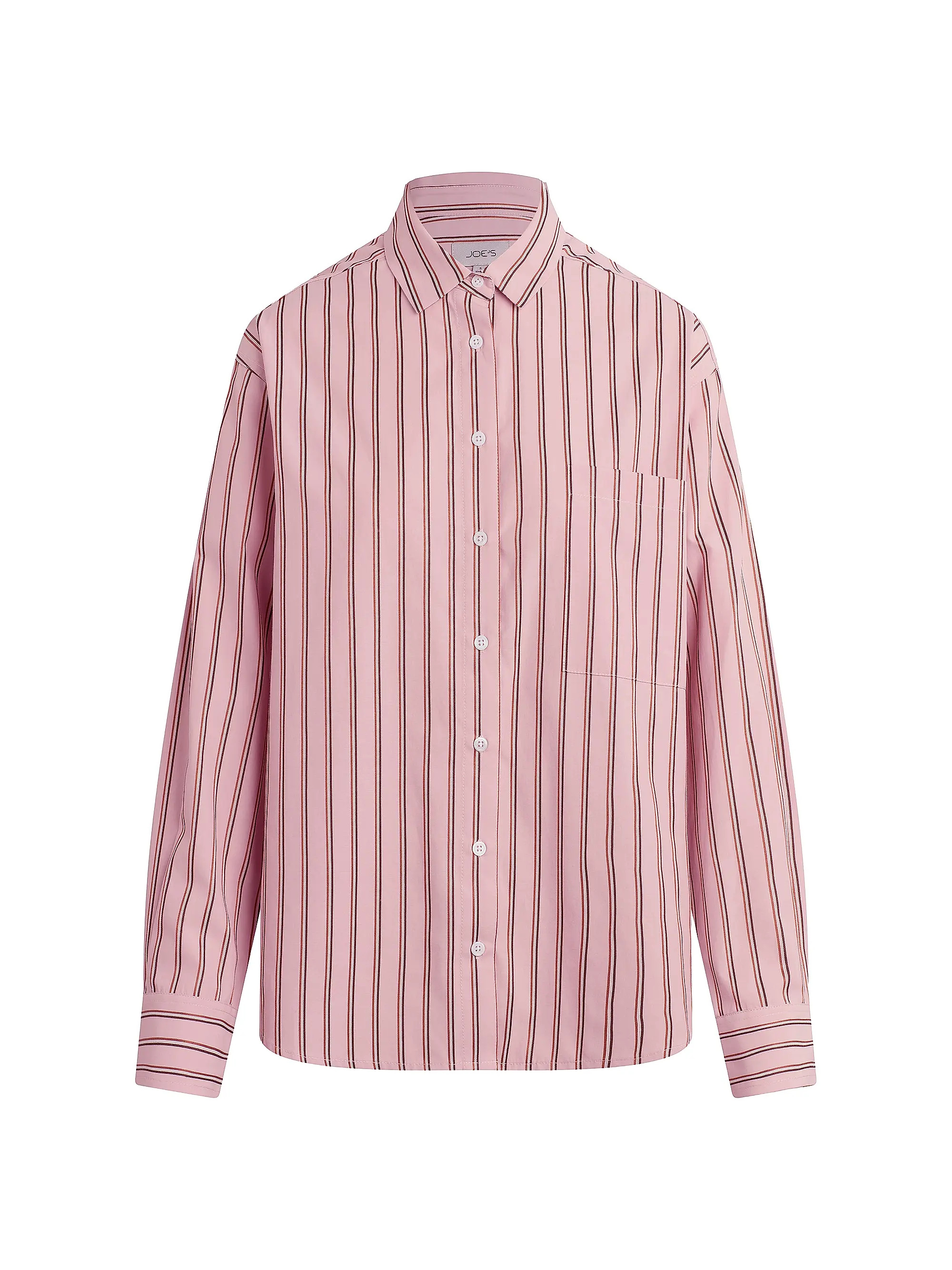 The Boyfriend Striped Button-Front Shirt | Saks Fifth Avenue