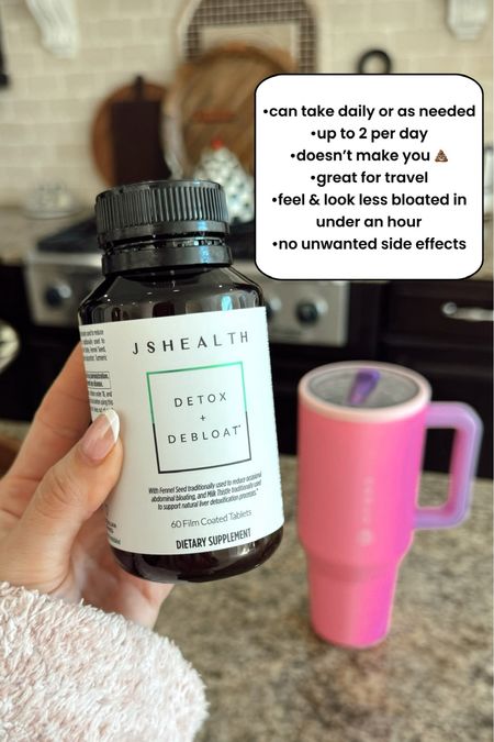 JS Health Detox & Debloat pills / HydroJug - no spill tumbler / 

JS Health 15% off code: PEYTON15

#LTKbeauty #LTKfitness #LTKfindsunder50