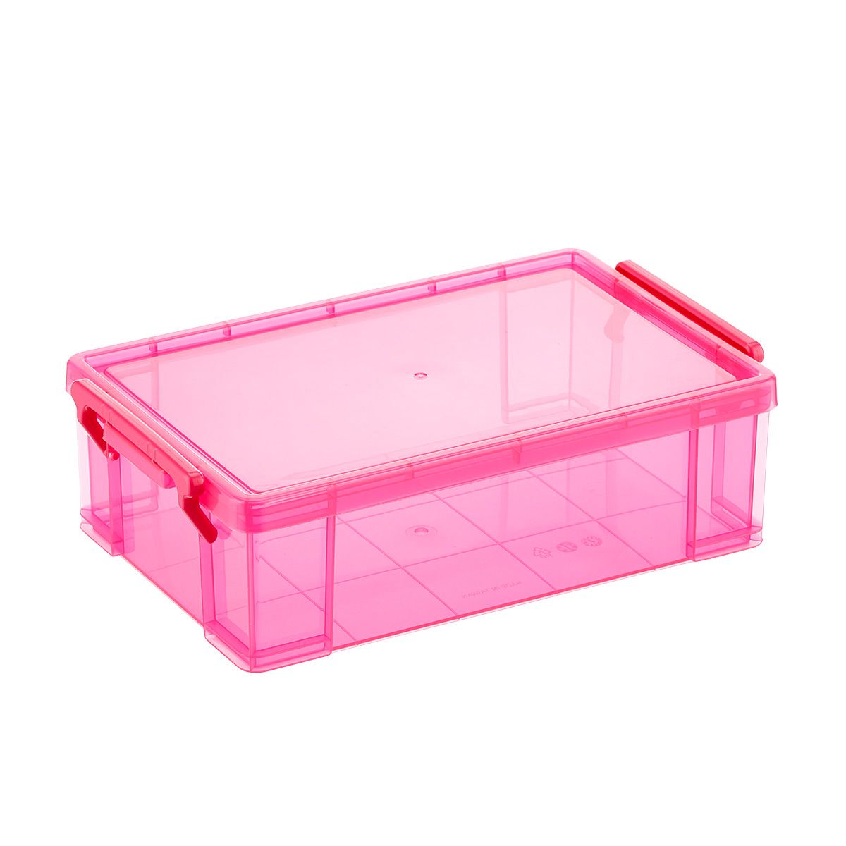 Large Storage Latch Box Fuchsia | The Container Store