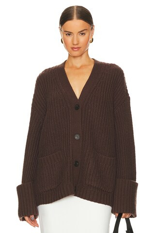 Lovers and Friends Tiya Cardigan in Brown from Revolve.com | Revolve Clothing (Global)