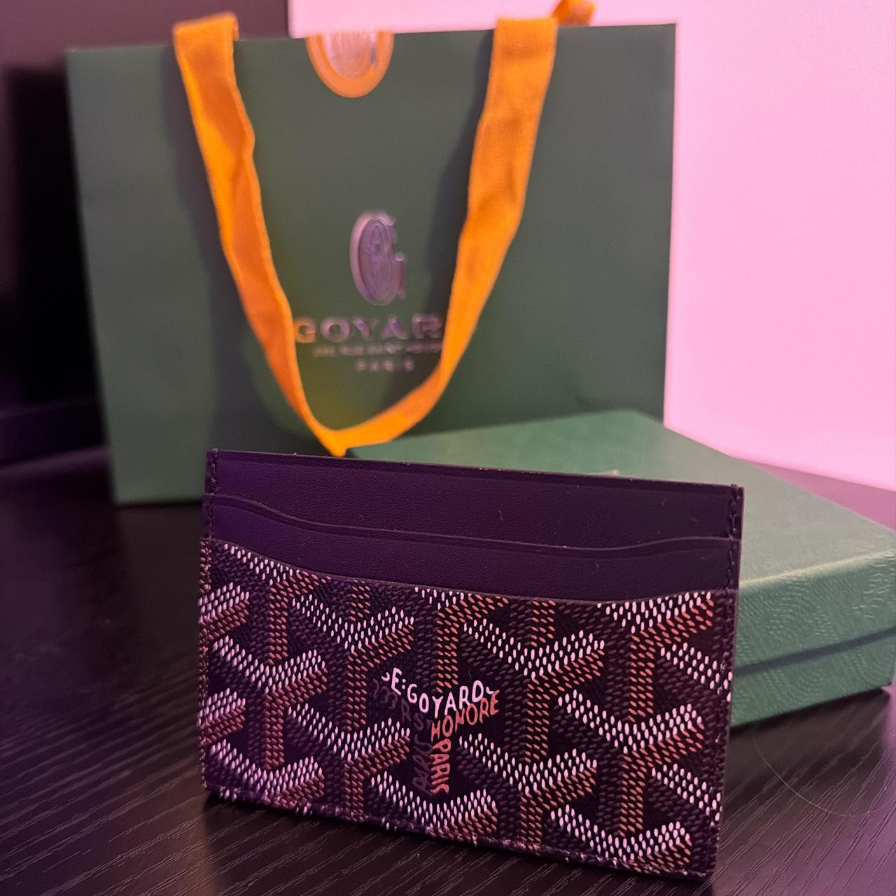 Goyard Men's Cardholders - Black/Multi | Depop US