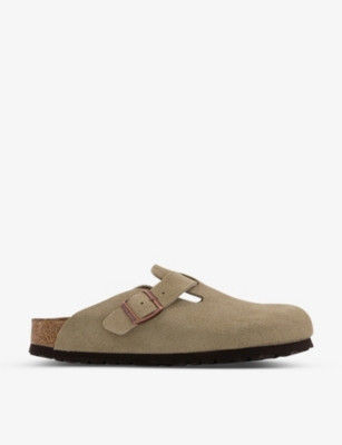 Boston buckle-embellished suede sandals | Selfridges