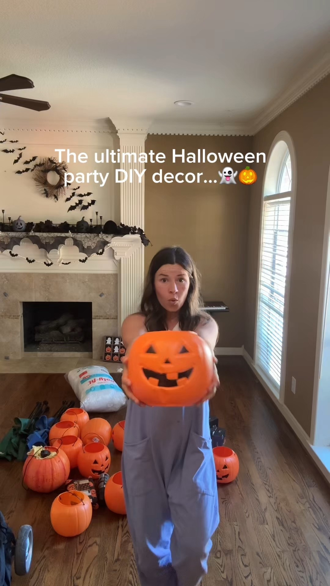 I was WAY too excited to try this! 🎃

We turned our ceiling into a thunderstorm and it’s seriously the coolest Halloween party idea ever! ⚡

Perfect for creating that spooky, stormy vibe, and honestly way easier than it looks (but you definitely need a little time on your hands!)

Inspired by: @mrsmckennabarry 

I’ll share the full step-by-step tutorial video tomorrow so you can see exactly how to make your own.

Would you dare try this for your Halloween setup?! 👀

#HalloweenDIY #DIYCloudCeiling #ThunderCloudDIY #HalloweenDecor #SpookySeason #DIYHomeDecor #BudgetDIY #HalloweenPartyDecor #SpookyHomeDecor #HomeDecorOnABudget #HalloweenInspo

#LTKParties #LTKHalloween #LTKHome