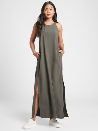Hayes Pleated Maxi Dress | Athleta