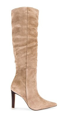 BLACK SUEDE STUDIO Amal Slouch Boot in Fendi Suede from Revolve.com | Revolve Clothing (Global)
