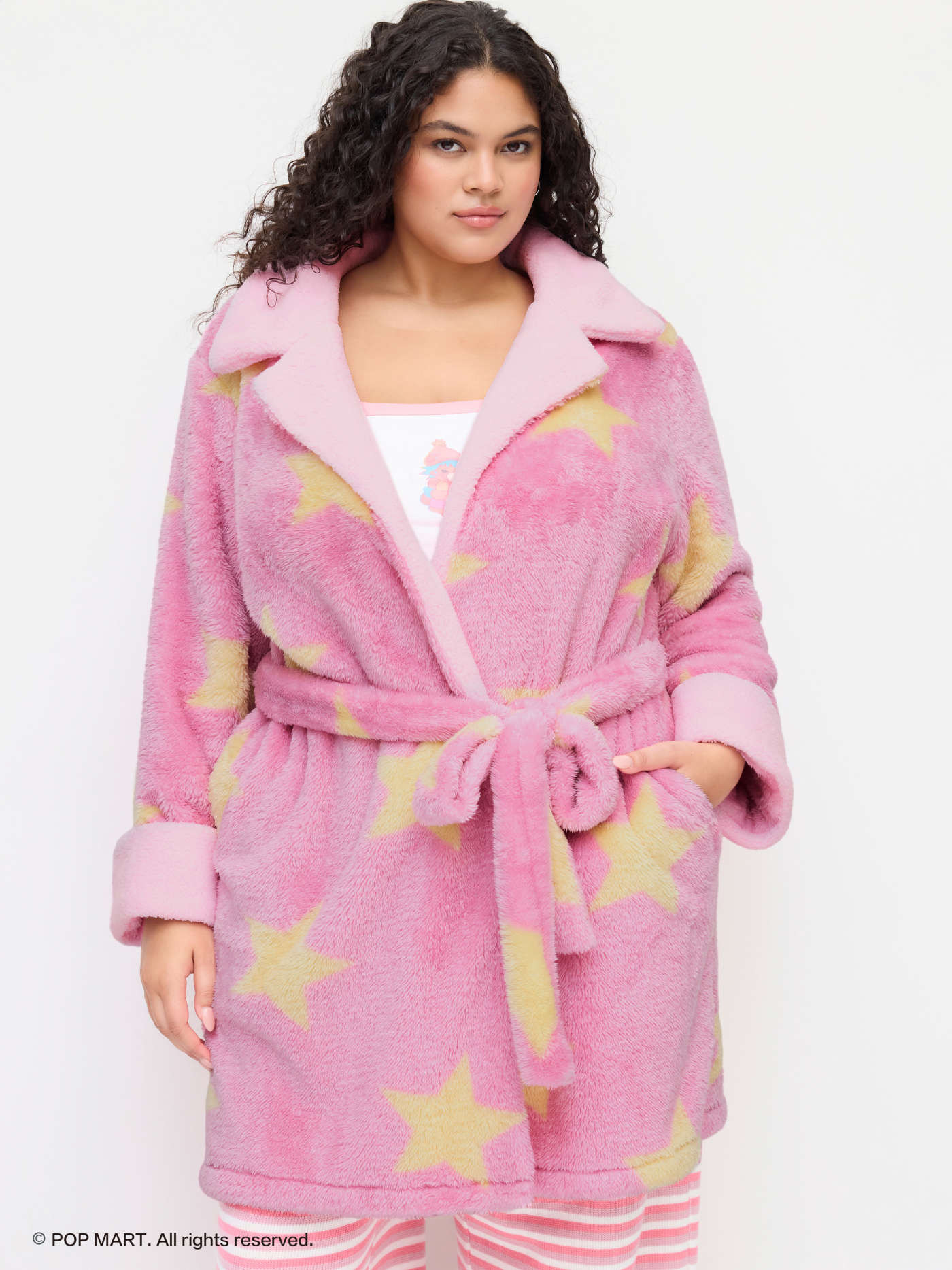 Fleece Cider｜Peach Riot Backstage Robe Curve & Plus For Bedroom | Cider