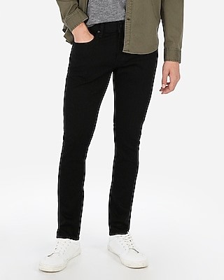 Skinny Black Hyper Stretch Jeans | Express