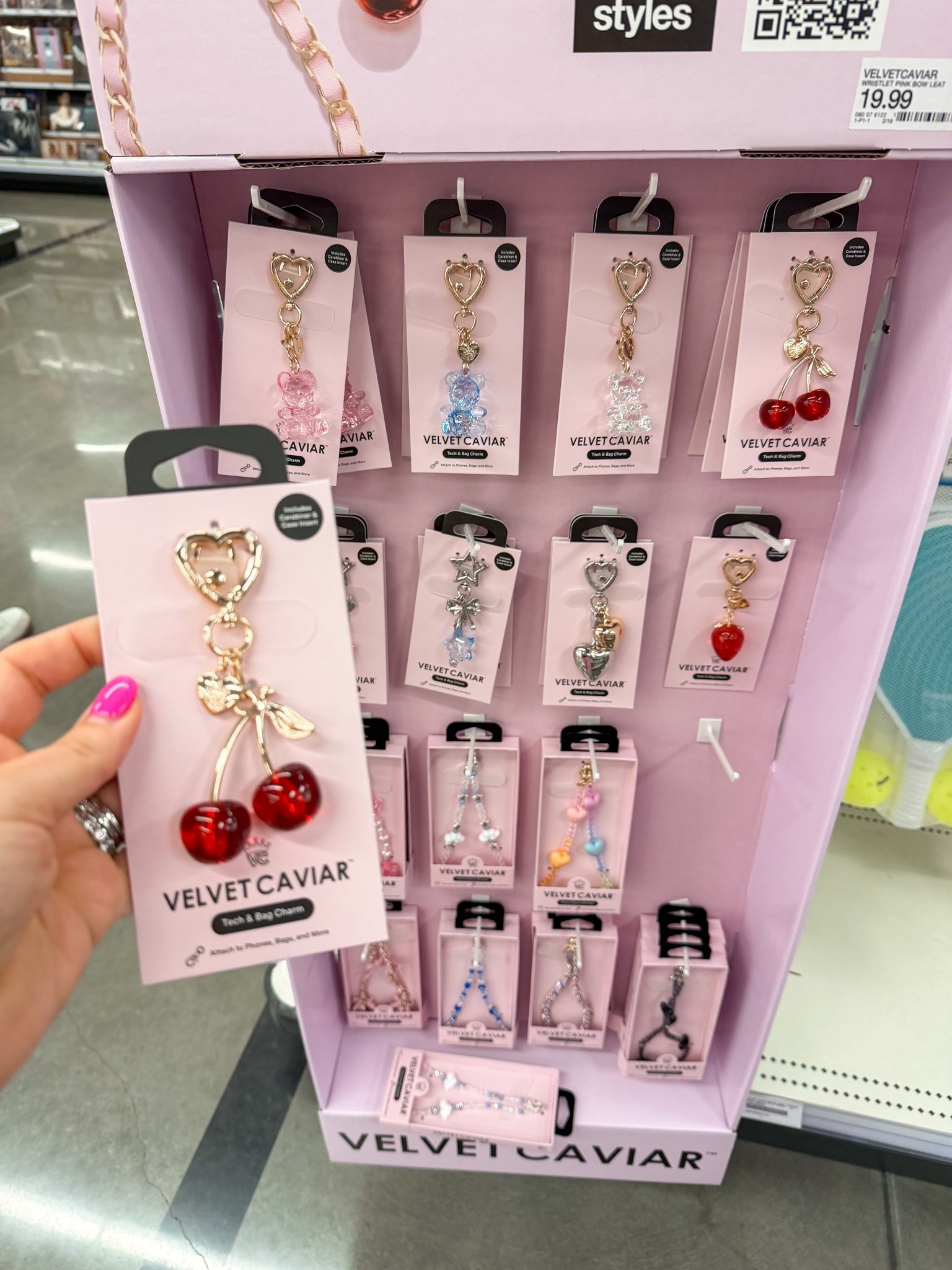 New phone and bag charms