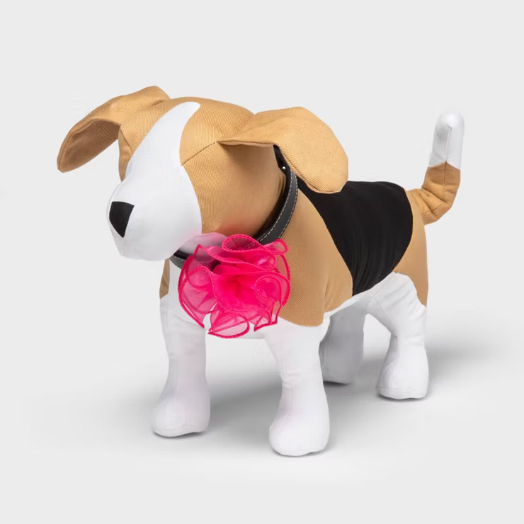 Oversized Floral Dog Collar Slide - Pink - XS/S - Boots & Barkley™ | Target