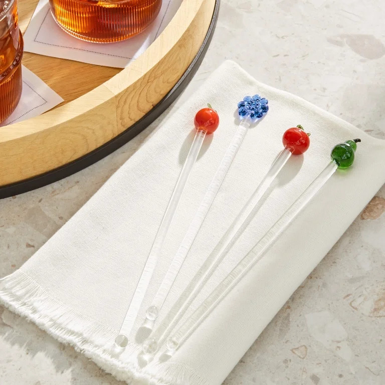 Better Homes & Gardens Glass Stir Sticks, 4 Pieces | Walmart (US)