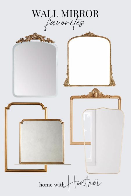 Best Selling Wall Mirrors, gold wall mirror, Accent Mirror, ornate gold mirror, mantel mirror, Wood mirror, table top mirror, arch top mirror, vanity mirror. Primrose mirror. Studio McGee Mirror, Anthro Mirror. Mirrors on sale.

#LTKhome #LTKFind #LTKstyletip