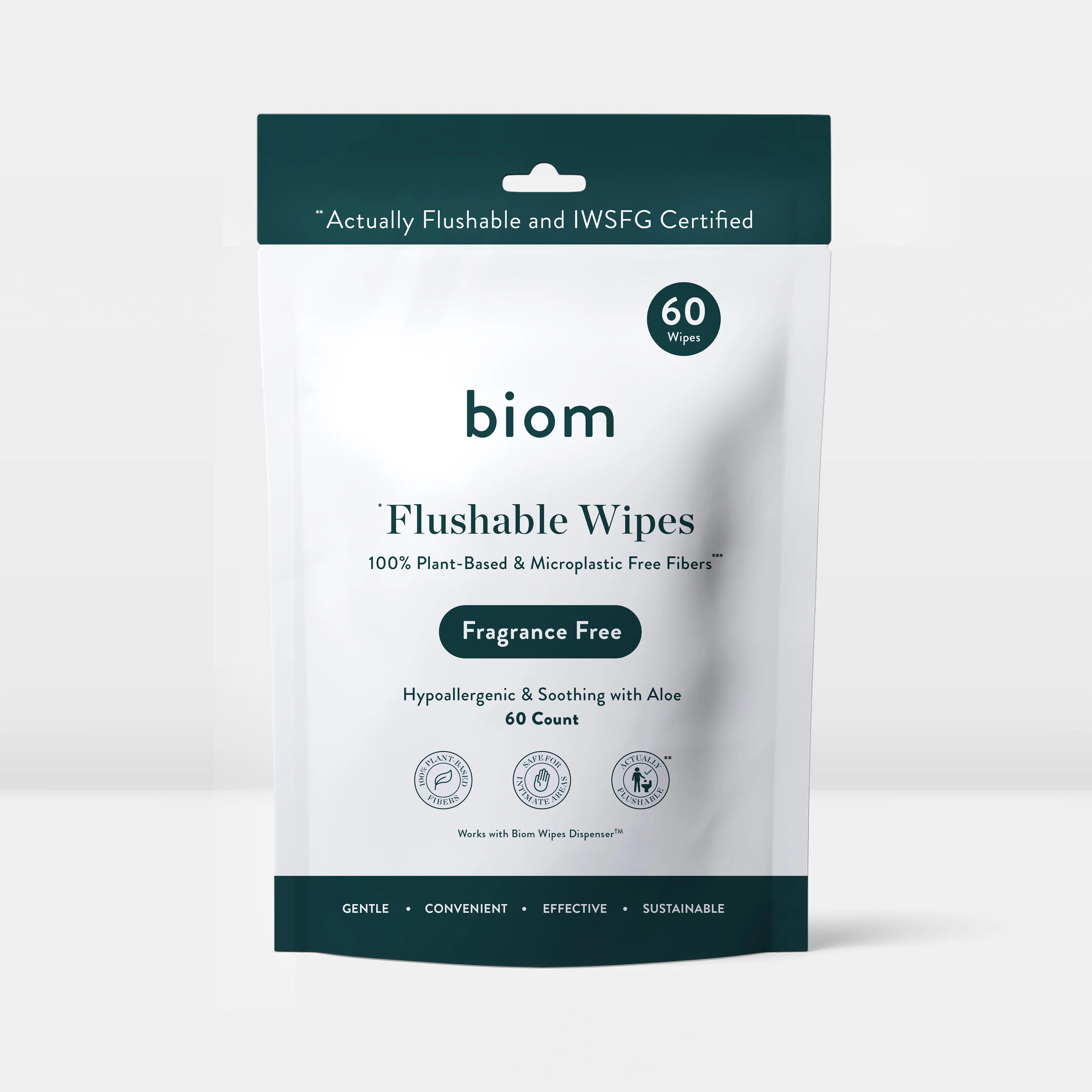 Standard Flushable Wipes | Biom