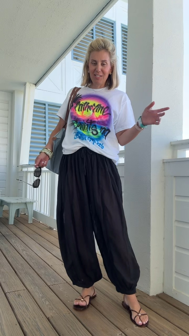 OOTD…beach day! 
Pants - xs
Swim Top - small
Swim Bottoms - medium
Sandals - 8 tts 

Codes:
Sunshine Tienda - mixandmatch 15%
Sprinkled with Pink - Catherine10

#LTKdayinmylife #LTKmomlife #LTKTravel