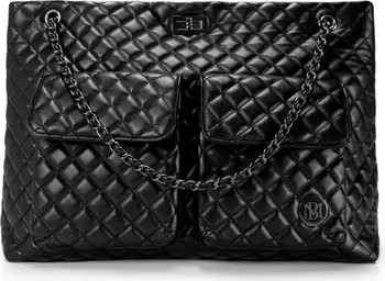 Diana Quilted Vegan Leather Weekender Duffel Bag | Nordstrom