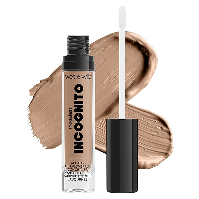 Wet n Wild Mega Last Incognito All-Day Full Coverage Liquid Matte Concealer, Light Honey | Amazon (US)