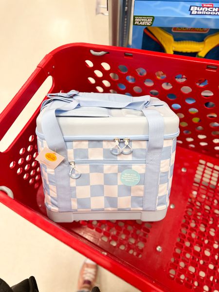 New checkered cooler from Target 

Target finds, Target style, Target home, beach, pool party, summer activities 

#LTKSeasonal #LTKhome