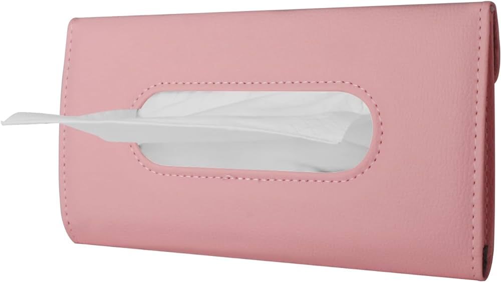 Car Visor Tissue Holder, Sun Visor Napkin Holder Backseat Tissue Case, Premium Car Tissue Box for... | Amazon (US)