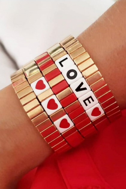 Love, stackable bracelets, Bracelets, Bracelet Stacking, Bracelet Stack, Gold Bracelet, Bracelet | The Styled Collection