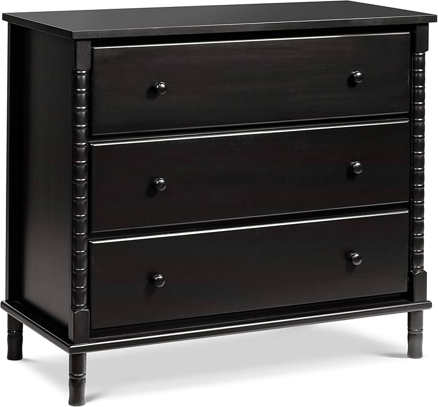 Davinci Jenny Lind Spindle 3-Drawer Dresser in Ebony | Amazon (US)