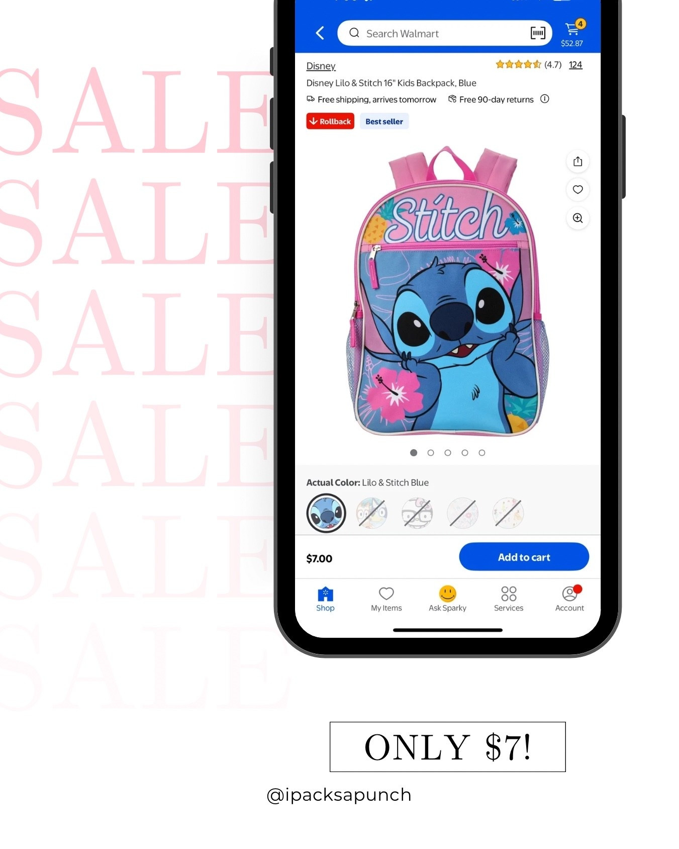 Girls Stitch Backpack is NOW ONLY $7! 

Regular $10

Back to School 
Lilo & Stitch 
Backpack

#LTKFamily #LTKKids #LTKSaleAlert