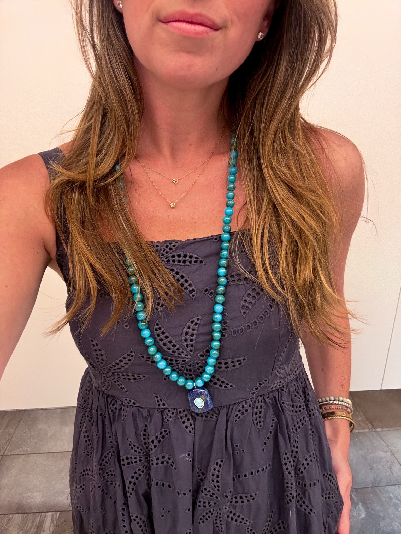 Dress is Marine Layer from RTR. Necklace is Baublebar

#LTKootd #LTKWorkwear