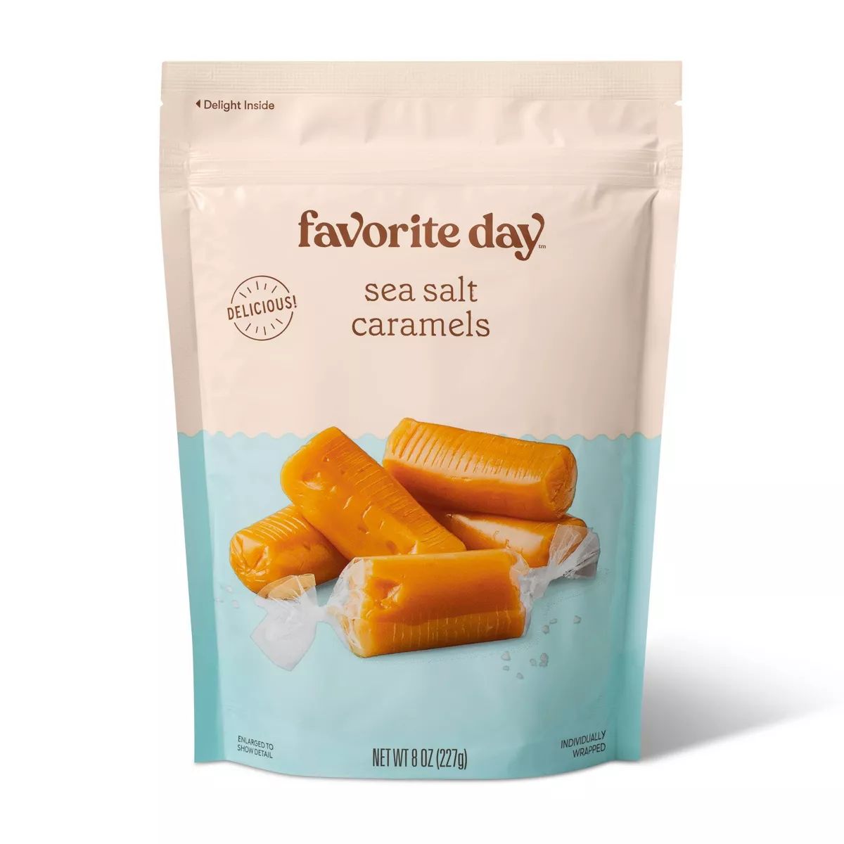 Sea Salt Caramels - Individually Wrapped Candy - 8oz - Favorite Day™ | Target