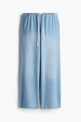 Denim pull-on trousers | H&M (UK, MY, IN, SG, PH, TW, HK)