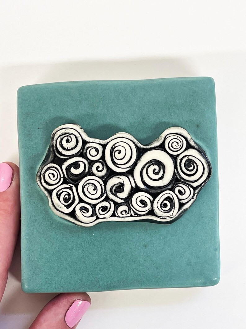 Clique Tile - Spiral Cloud - Etsy | Etsy (US)