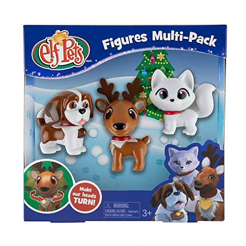 The Elf on the Shelf - Elf Pets Figures Multipack Includes St. Bernard, Reindeer, and Arctic Fox! | Amazon (US)