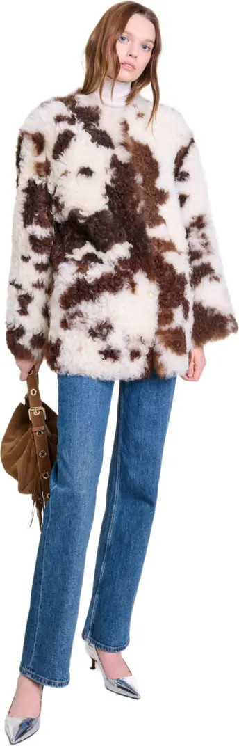 maje Reversible shearling | Nordstrom | Nordstrom