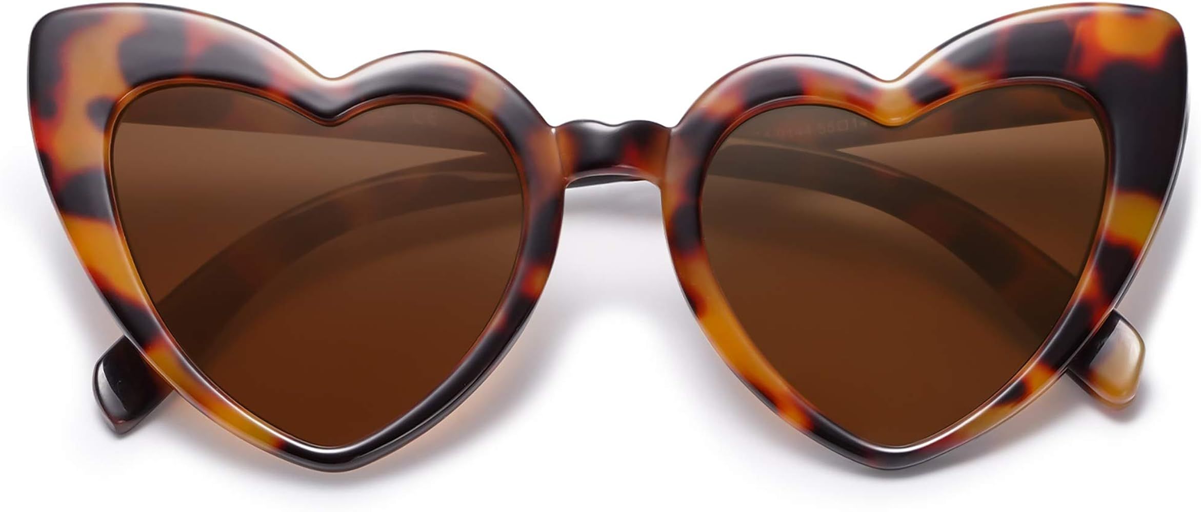 Heart Shaped Sunglasses Clout Goggle Vintage Cat Eye Mod Style Retro Glasses Kurt Cobain SJ2062 | Amazon (US)