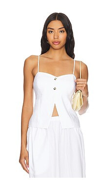 Favorite Daughter Bea Top in White from Revolve.com | Revolve Clothing (Global)