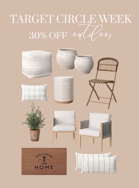 Outdoor furniture and decor on SALE! 30% off for target Circle Week! @target #targetcircleweek

#LTKsalealert #LTKxTarget #LTKhome