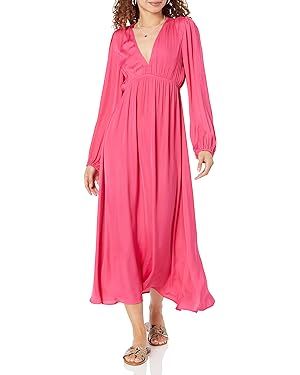 The Drop Women's Shelly Deep V-Neck Long-Sleeve Maxi Dress | Amazon (US)