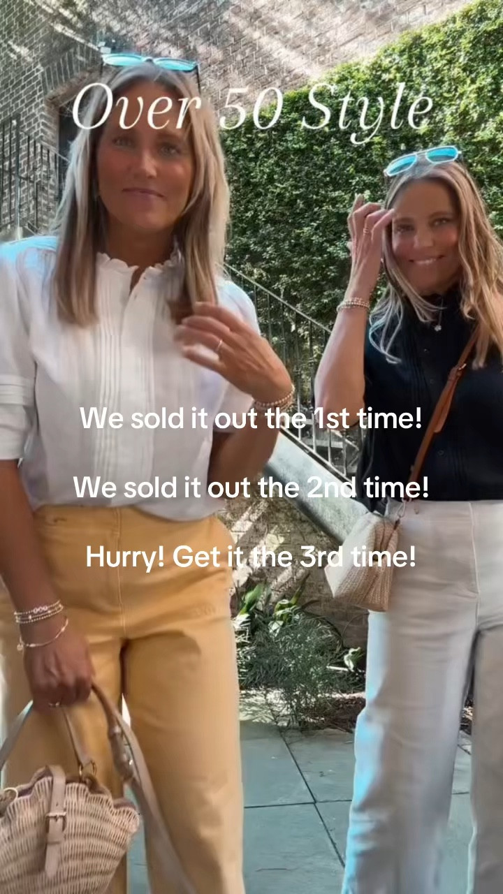 These shirts are amazing! Its been 6 months of waiting but its BACK IN STOCK! Price per wear on these beautiful shirts is low for us! We've been wearing them on repeat! We are wearing size 10. 

To Shop click the link in our bio to LTK 

Everything is linked on our profile in the @shop.Itk app. Search TANDTTWINTALK in the search bar to find & follow our profile. LTK has an amazing search feature on our page to find what you are looking for! You can also source all links by clicking on the link in our bio and heading to our LNK website where you can find links to our LTK or Amazon storefront and more!

#over50style #over40style #midsizestyle #preppystyle #classicstyle #fashionfinds #classiclook #closetstaple #whiteshirt

#LTKWatchNow #LTKMidsize #LTKOver40