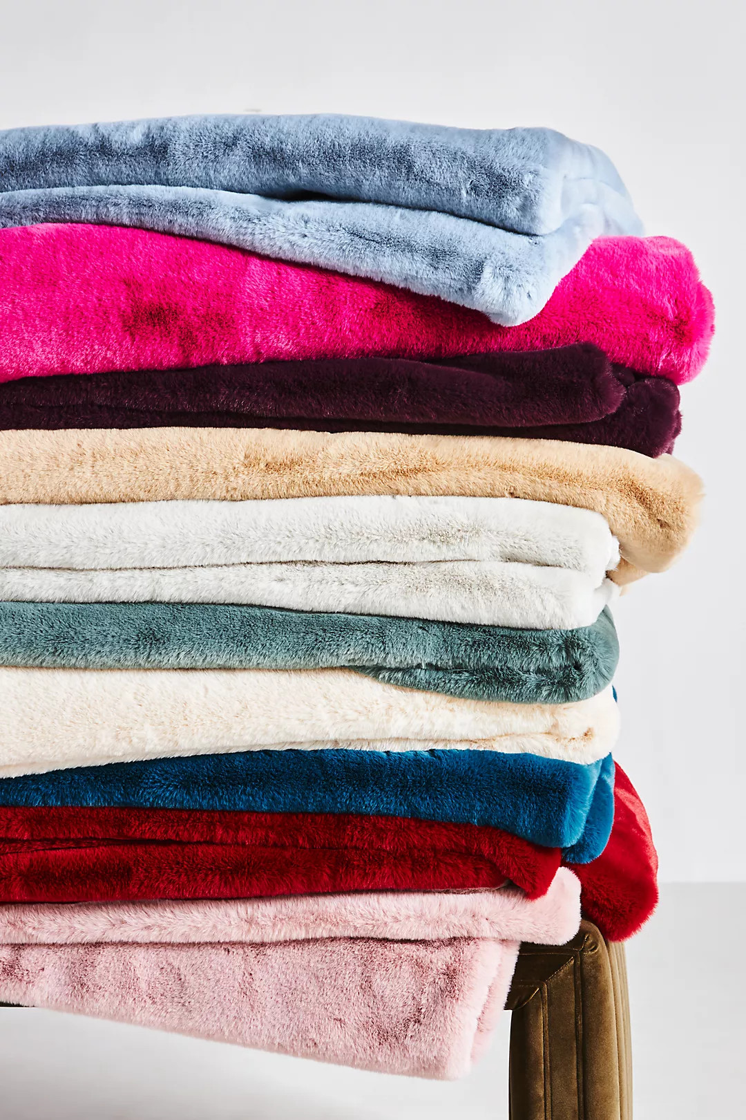 Sophie Faux Fur Throw Blanket | Anthropologie (US)