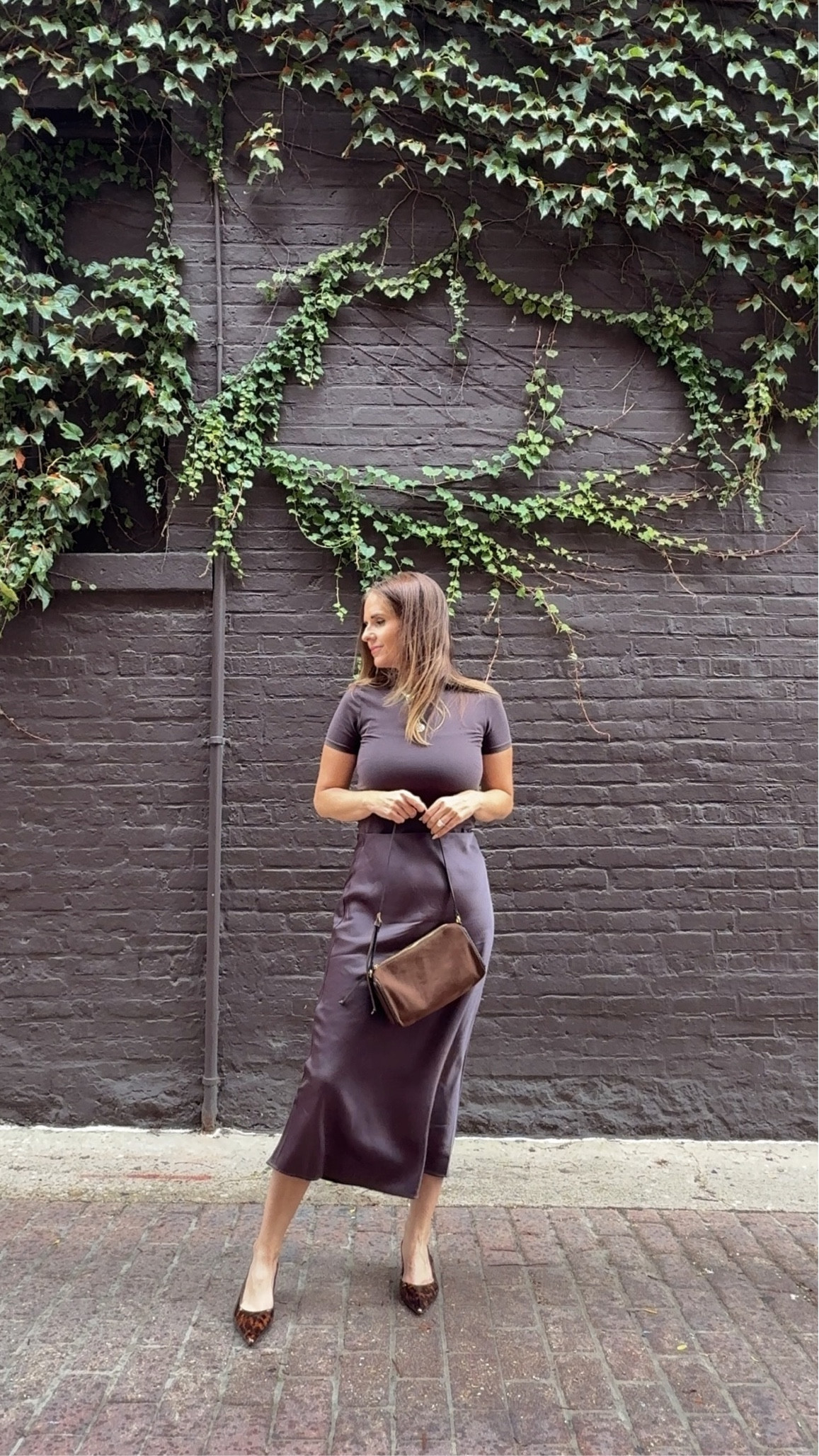Plum silk skirt and plum top. Everything runs tts.  

#LTKFindsUnder50 #LTKSeasonal #LTKOver40
