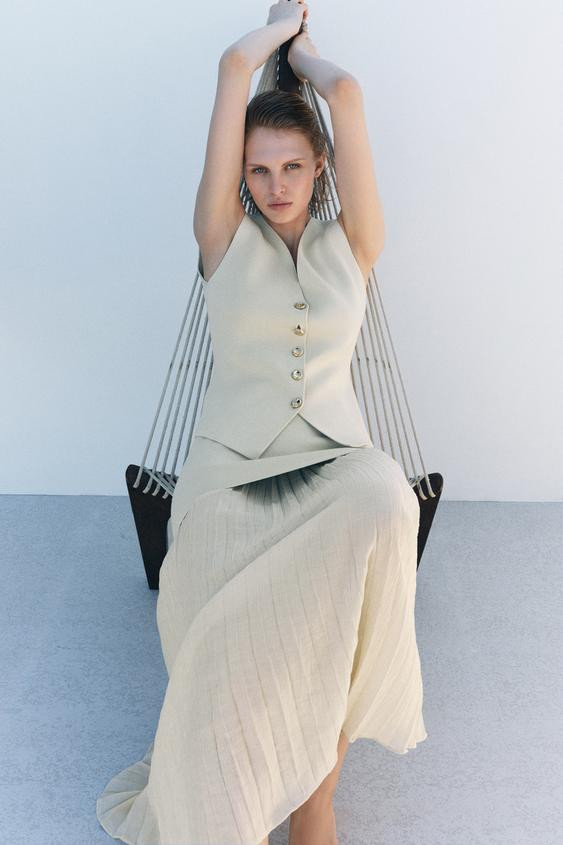 SMOOTH KNIT VEST TOP | Zara US