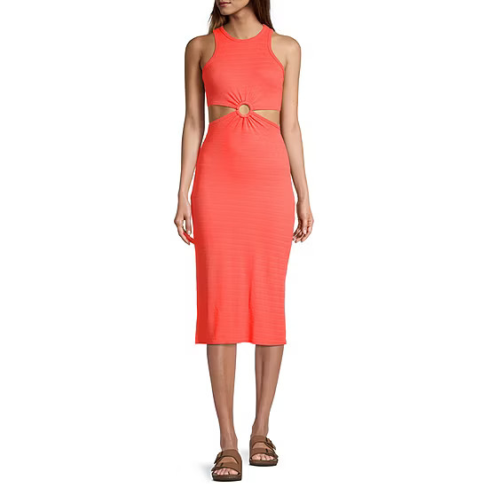 Arizona Juniors Sleeveless Cut Outs Midi Bodycon Dress | JCPenney