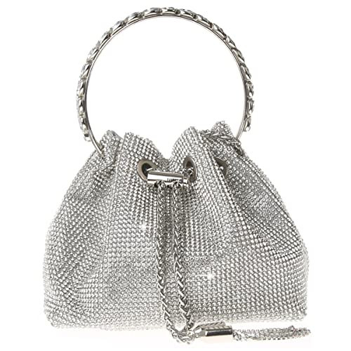 COAIMANEY Women's Sparkly Rhinestone Clutch Bag, Glitter Evening Bag Shoulder Bags Tote Purses for Wedding Party Prom | Amazon (UK)