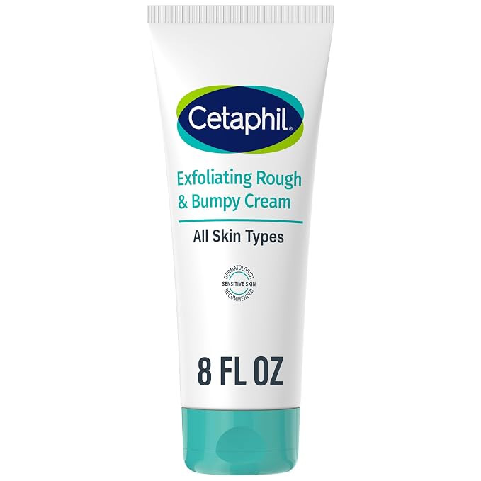 CETAPHIL Exfoliating Rough & Bumpy Cream, Lightweight Cream for All Skin Types, 8 oz Tube, 20% Ur... | Amazon (US)