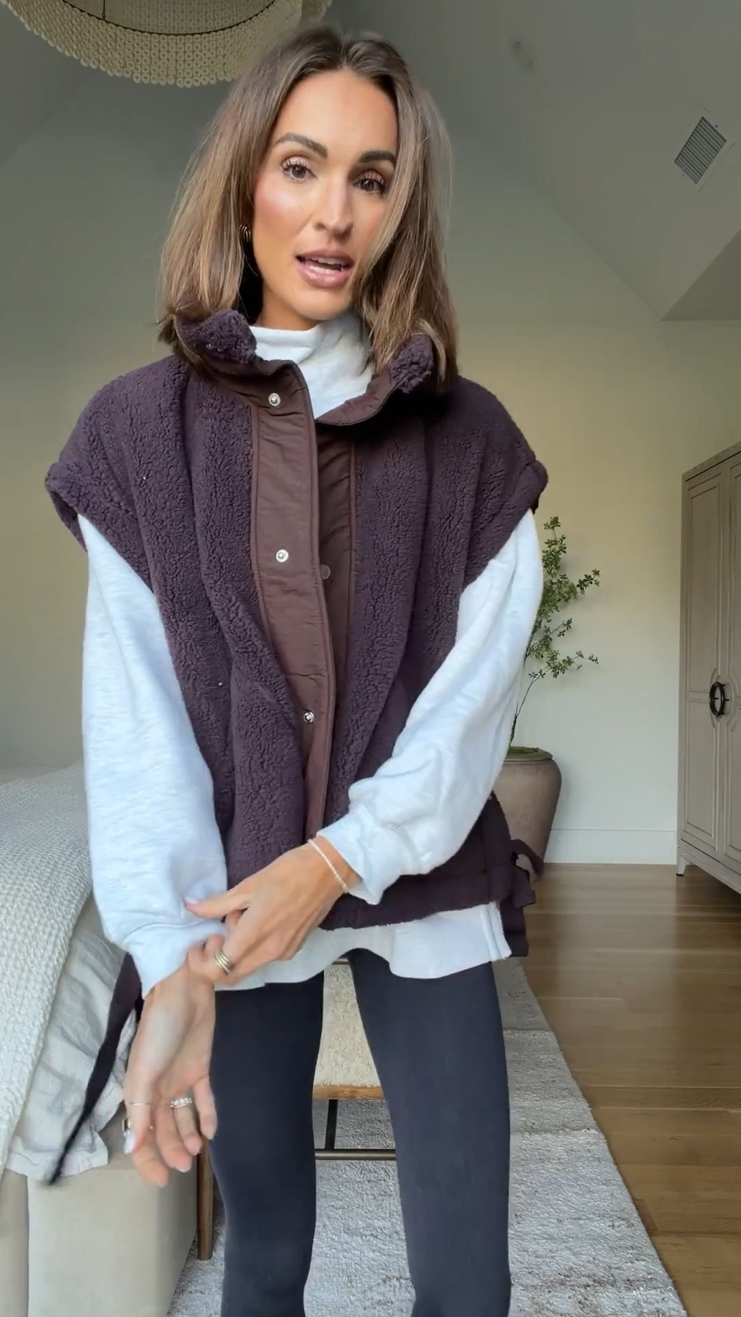 winter athleisure outfit 
winter outfit 
winter vest 
free people 

#LTKootd