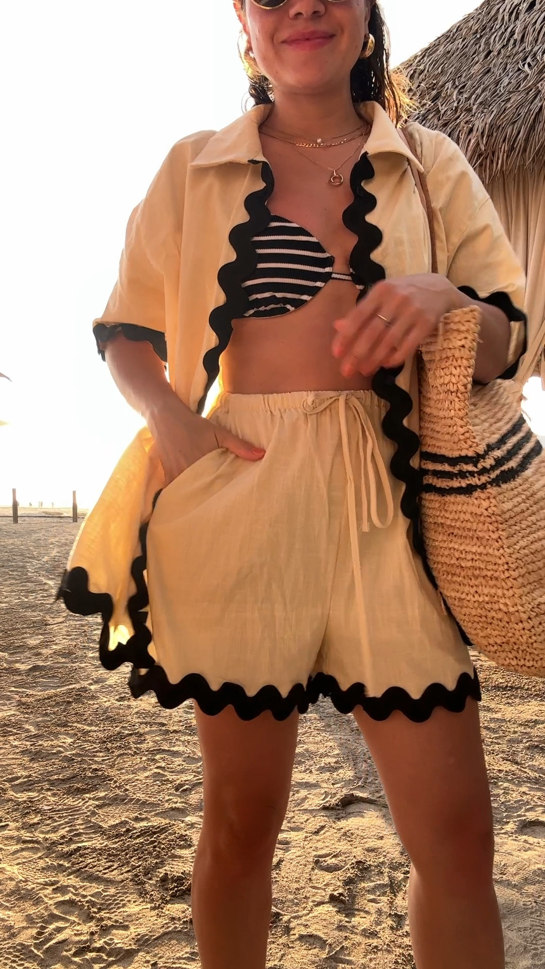 This Amazon set turned out so good! It runs a little big but it’s so cute!! I’m wearing a size small.
Bikini top and bottom from Abercrombie. I’m wearing size xs in the top and bottom

#LTKSwim #LTKTravel #LTKFindsUnder50