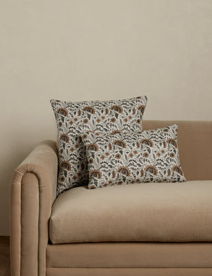 Eames Linen Pillow, Rust | Lulu and Georgia 