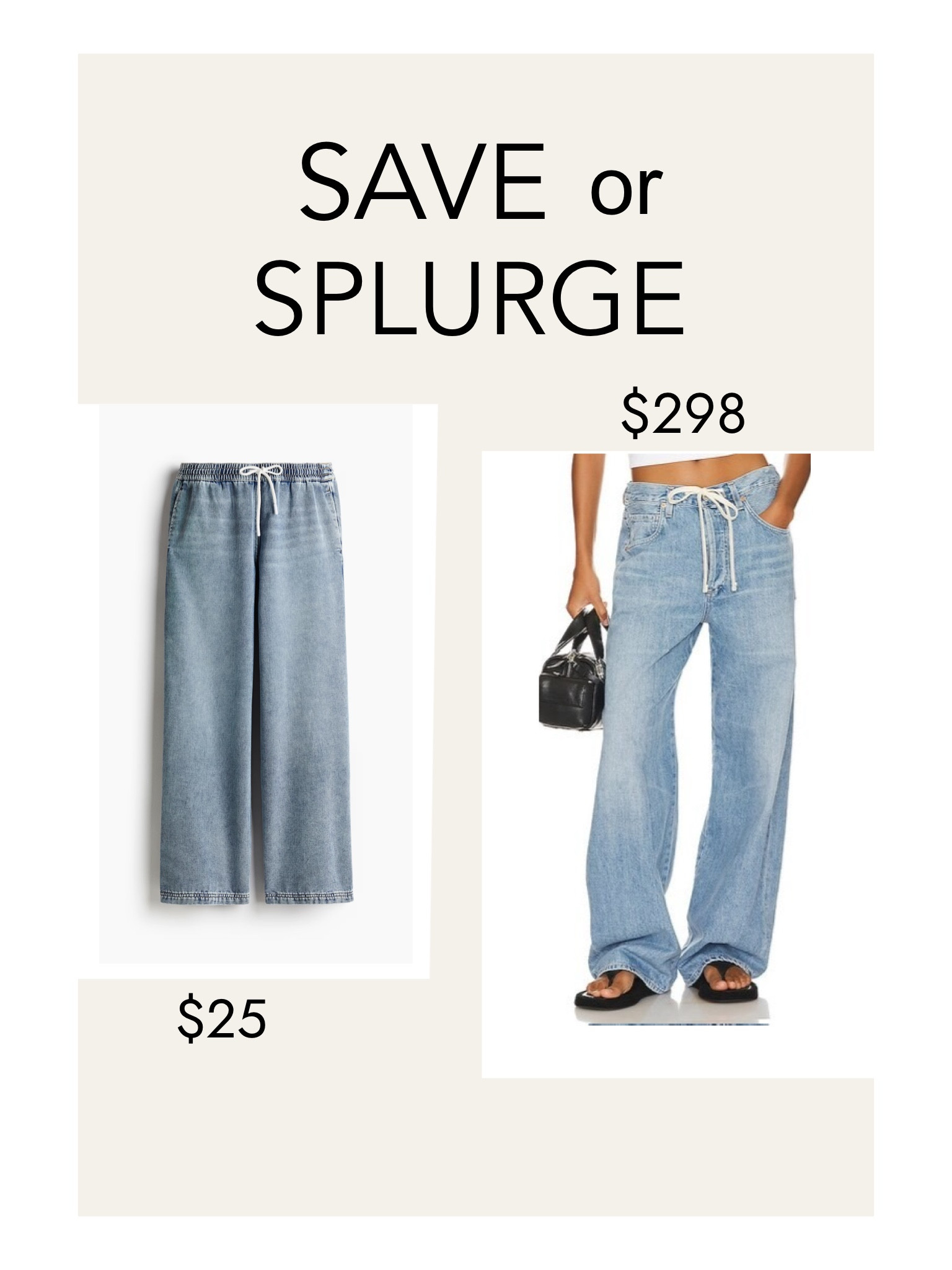 These drawstring jeans are really gaining popularity! The “save” version will go fast! 

#LTKOver40 #LTKStyleTip #LTKFindsUnder50