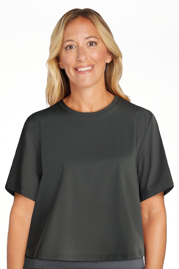 Avia Women's Cropped Boxy Tee with Short Sleeves, Sizes XS-XXXL | Walmart (US)