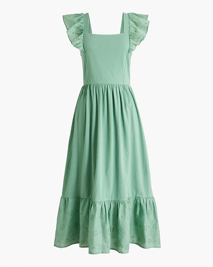 Eyelet knit midi dress | J.Crew Factory