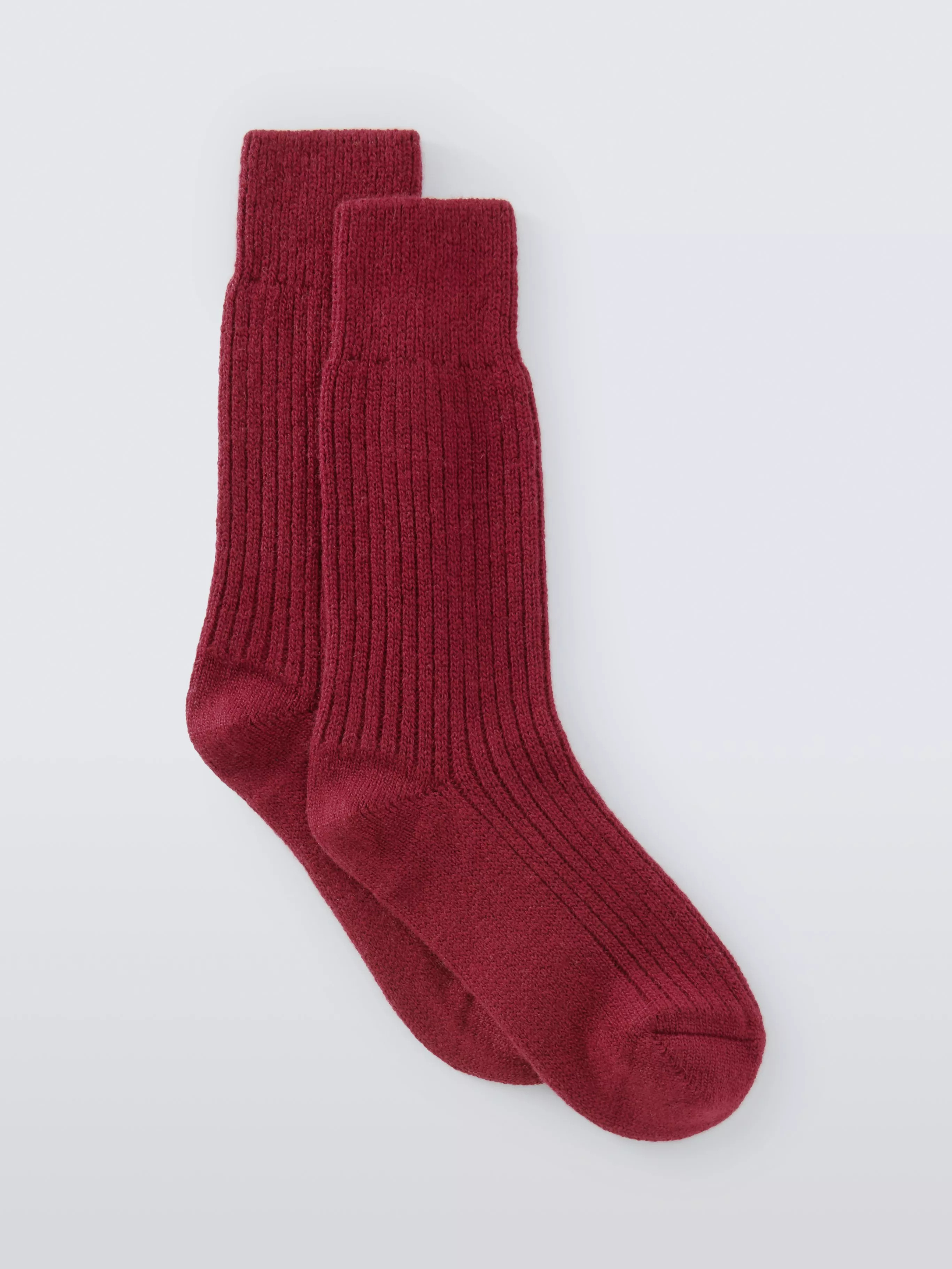 John Lewis Cashmere Rich Rib Knit Bed Socks | John Lewis (UK)