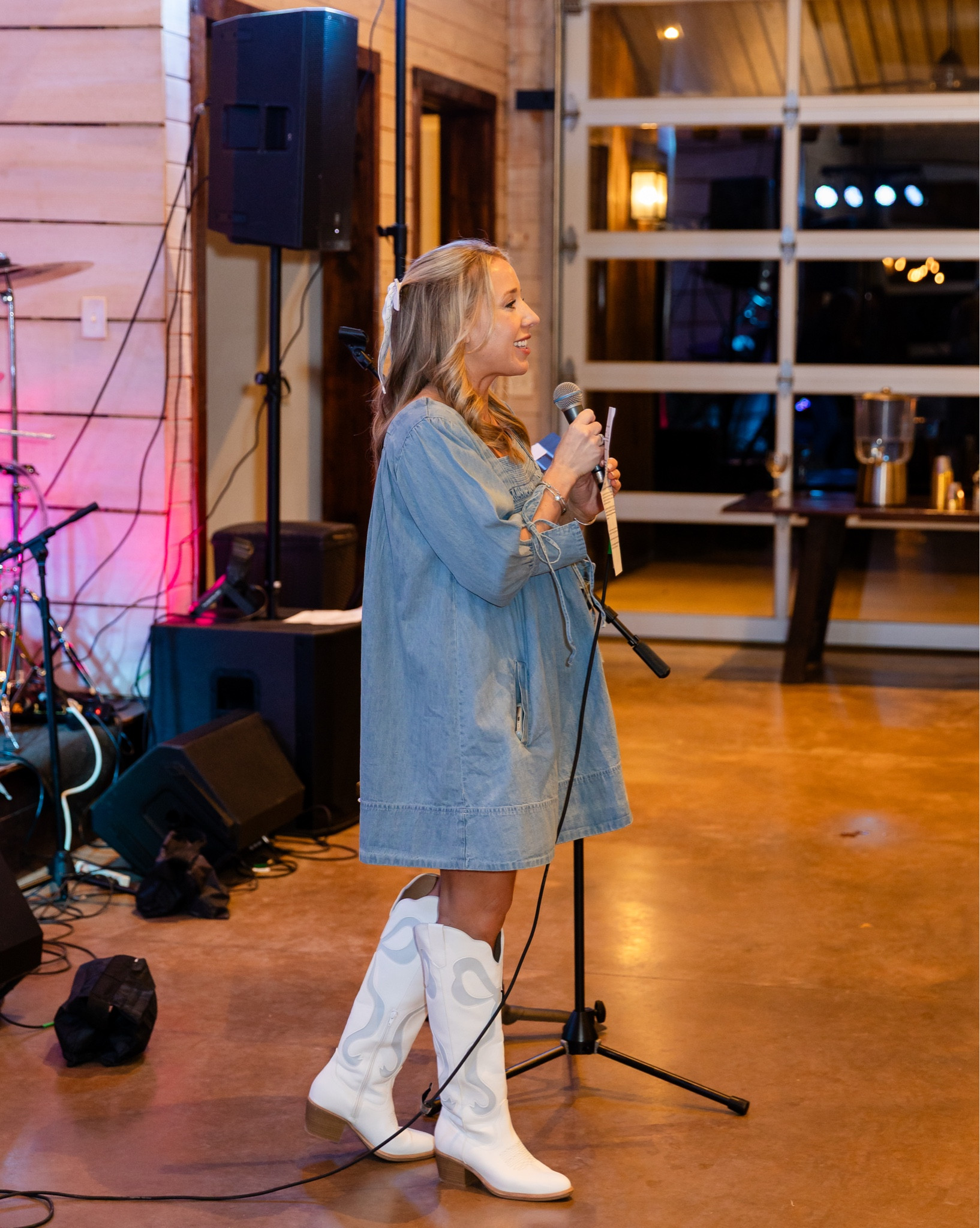 Boots and bows benefit for Young Life 🤍🩵 

Loving the white knee high boots with the light blue bow! Light blue is sold out but they still have pink!

#LTKParties #LTKShoeCrush