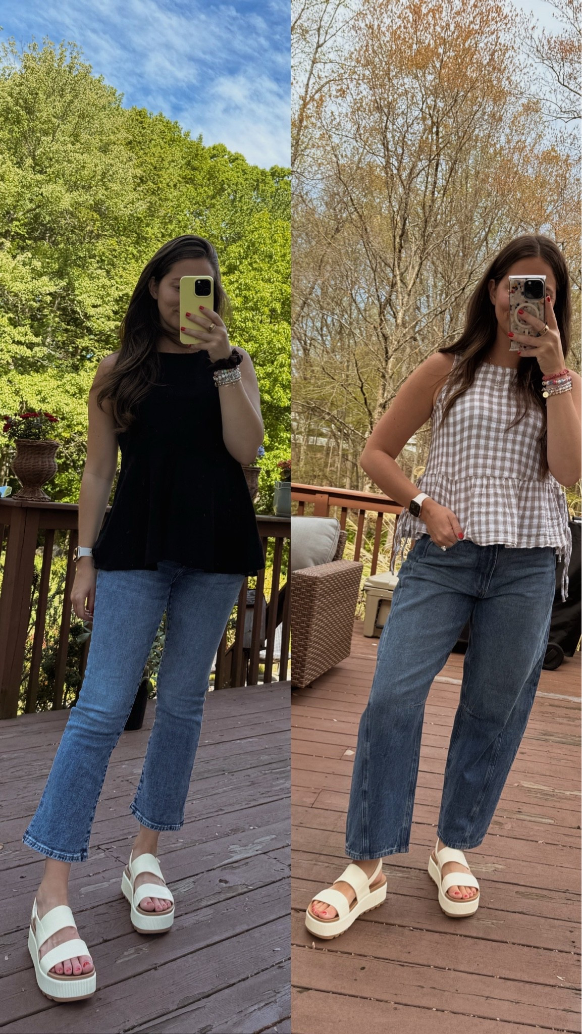 Loft jeans are $35 today only!!!! 
I’m wearing size 27 in both

#LTKSaleAlert